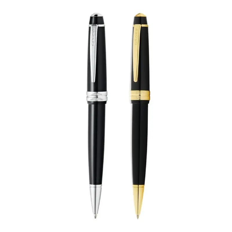 Gold Tone Ballpoint Pen (Blue Ink) - Image 3