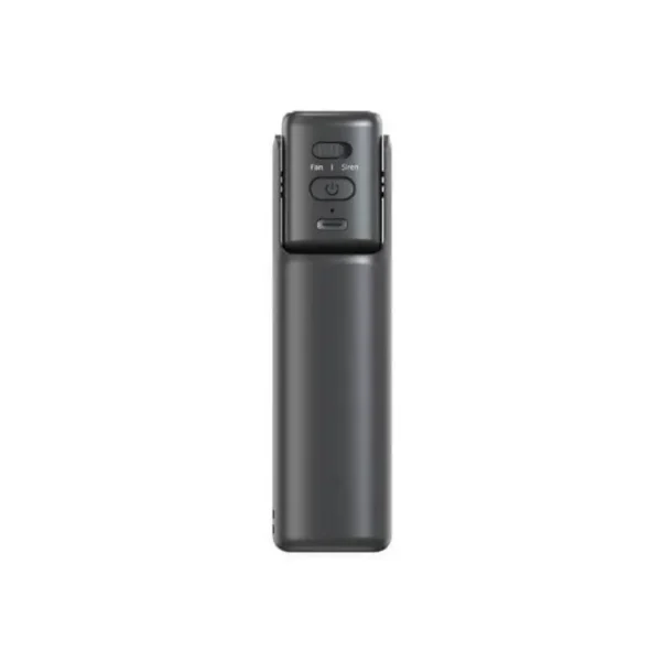 4-in-1 Fan Powerbank, Safety Alarm & Torch - Black - Image 2