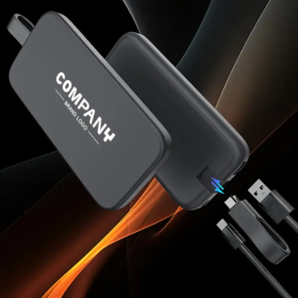 PD Power Bank with Light-Up Logo & Cable,10,000mAh Fast Charging - Image 5