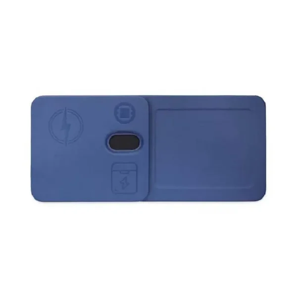 3-in-1 Magnetic Wireless Charger Desk Tray - Navy - Image 4