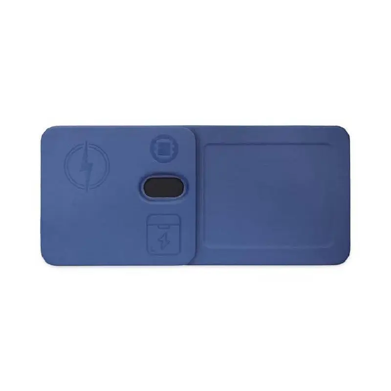 3-in-1 Magnetic Wireless Charger Desk Tray - Navy - Image 4
