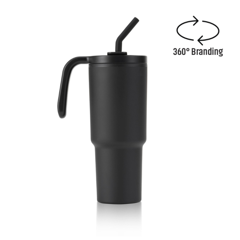 Recycled Stainless Steel/PP Tumbler with 360 Branding