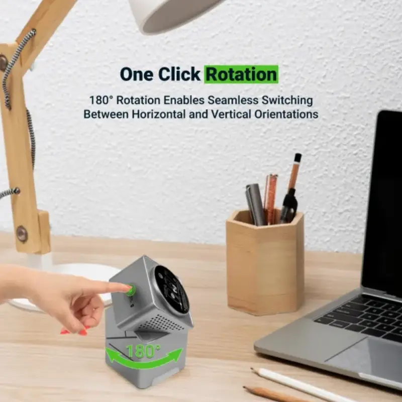 3-in-1, One Touch Rotate Wireless Charging Station 15W Fast Charging - Image 8