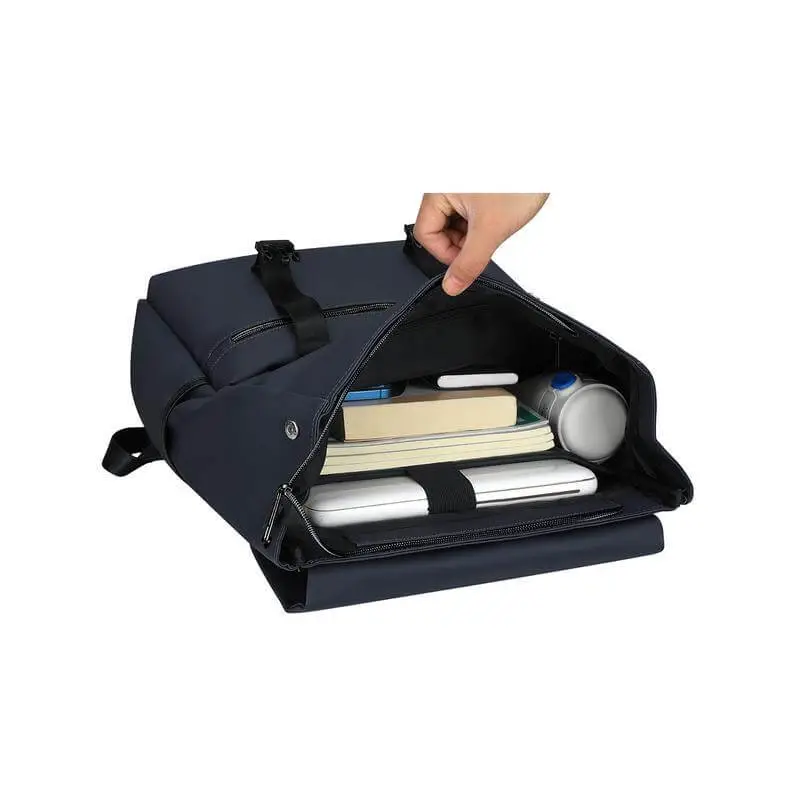 17" Rolltop Backpack - Blue - Image 4