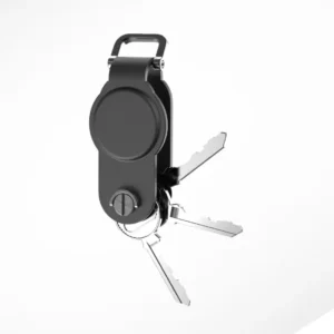 Recycled PU Key Organizer with Dual Findy Tracking for Apple FindMy & Google Hub
