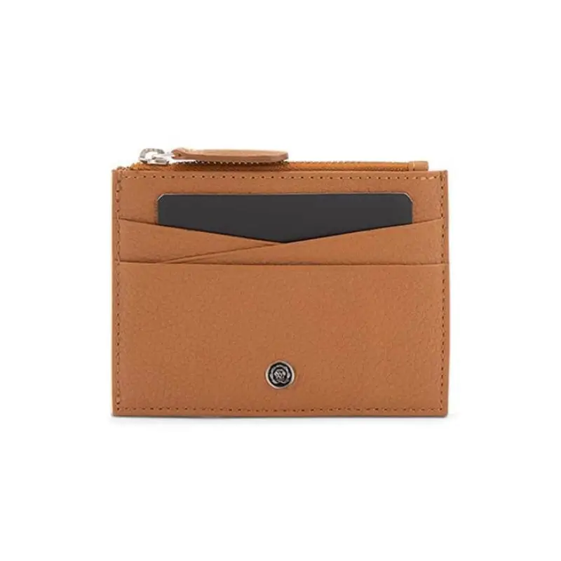 Leather 6CC Zip Card Holder - Image 2