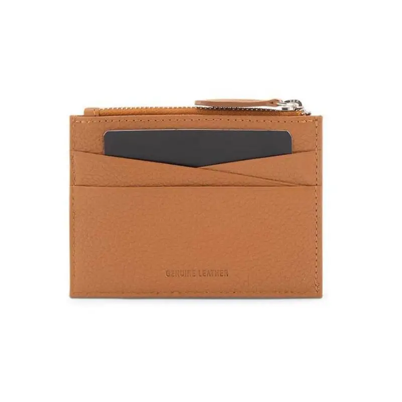 Leather 6CC Zip Card Holder - Image 3