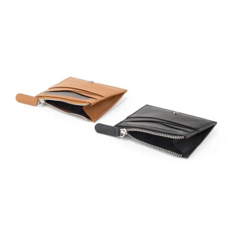 Leather 6CC Zip Card Holder - Image 4