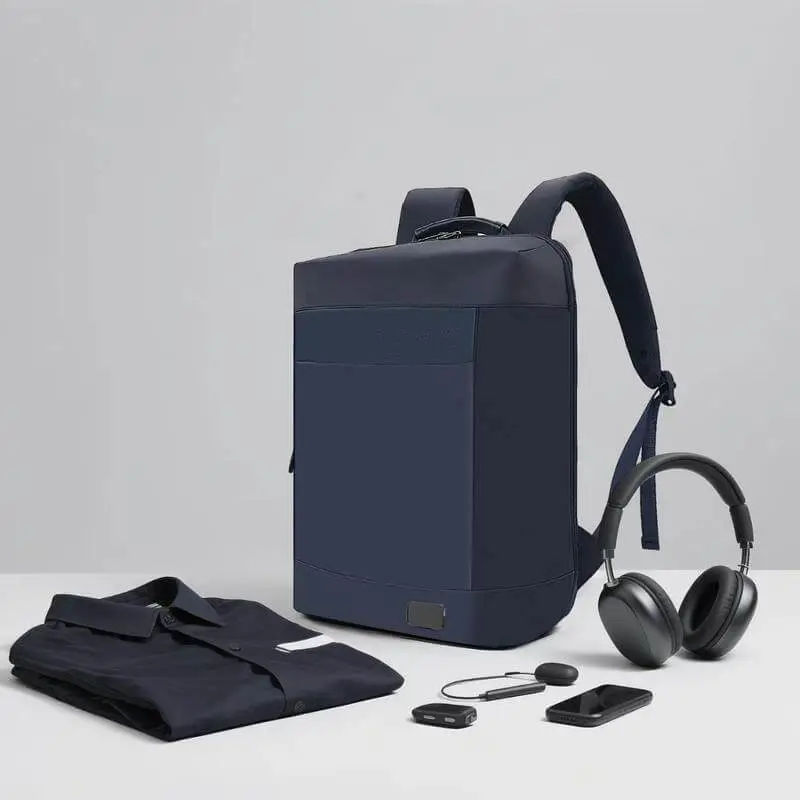 15.6" Laptop Backpack - Navy Blue - Image 2