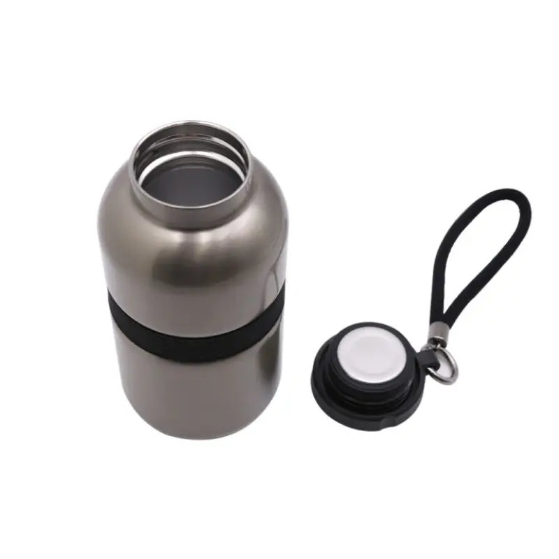 420ml Double-Wall Stainless Steel Flask with Vacuum Insulation & Leak-Proof Silicone Seal - Image 5
