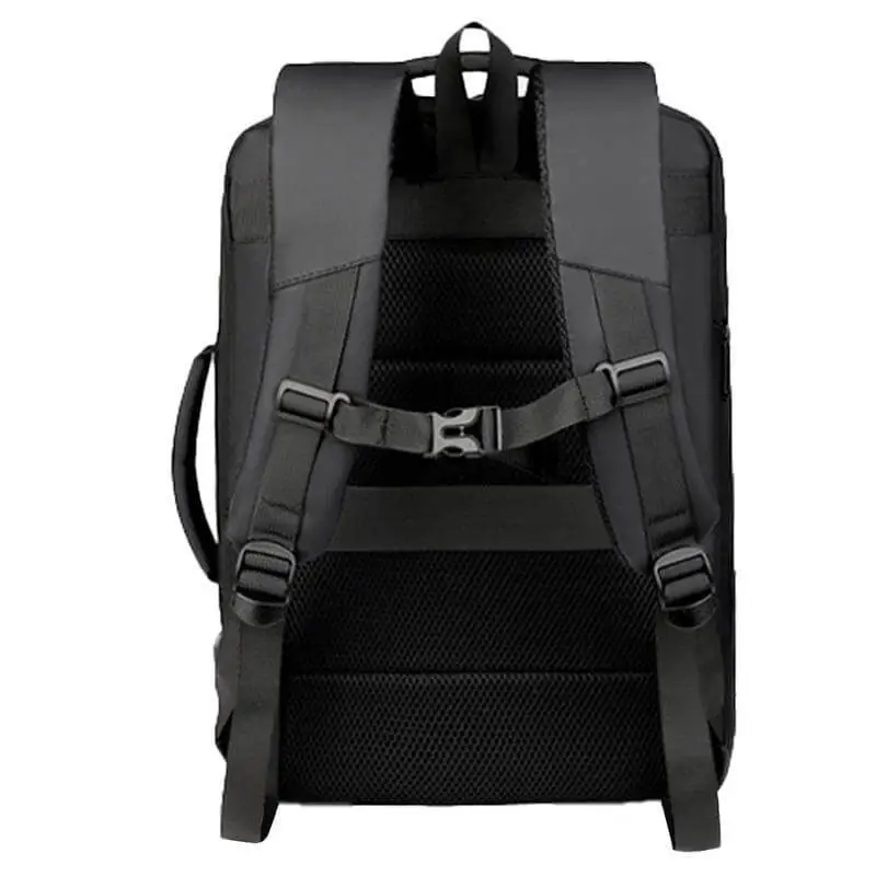 Expandable 17" Business Backpack - Black - Image 7