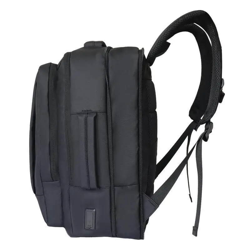 Expandable 17" Business Backpack - Black - Image 8