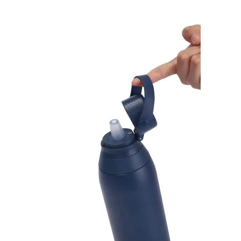 Double Wall Stainless Steel Vacuum Bottle - 750ml - Navy - Image 3