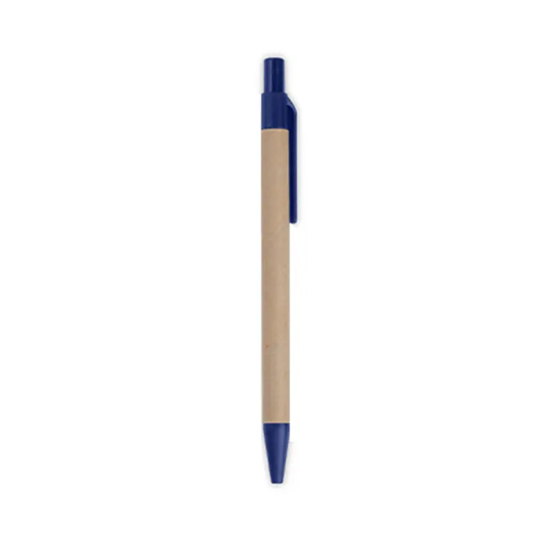 eco-neutral A6 Notepad & Pen Set with Sticky Note - Navy Blue - Image 5