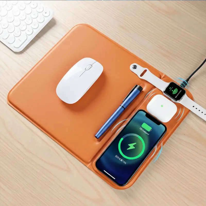 3-in-1 MagSafe Mousepad with Wireless Charging for Mobile Devices - Image 5