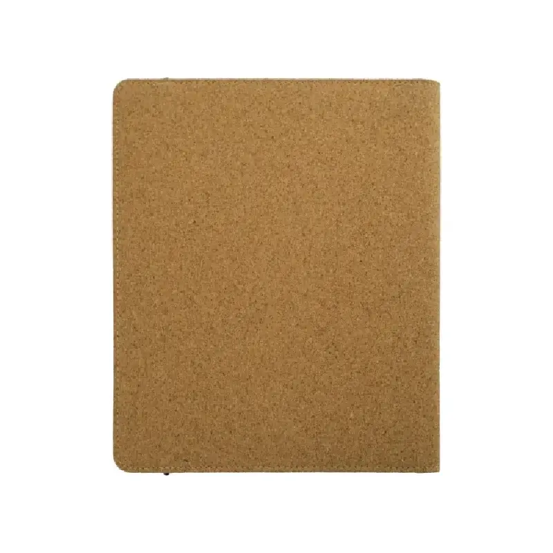 Cork Cover Folder B5 Size with Notepad, Pen and Sticky Notes - Image 3