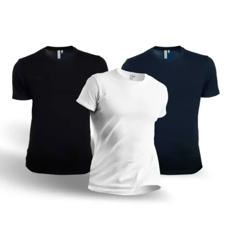 Bio-Washed Round Neck T-Shirts for Men