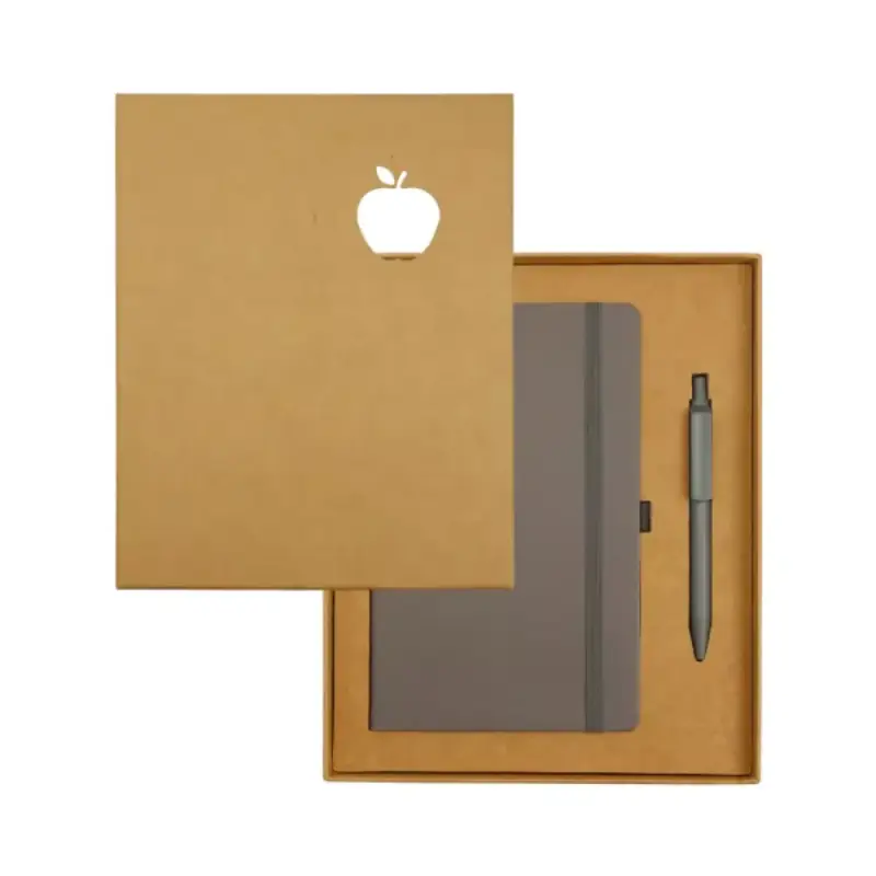 A5 Notebook and Maxema Dot Recycled Pen Italian Gift Sets - Image 7
