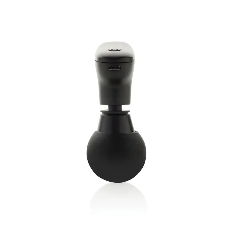 Recycled plastic massage gun, black - Image 5