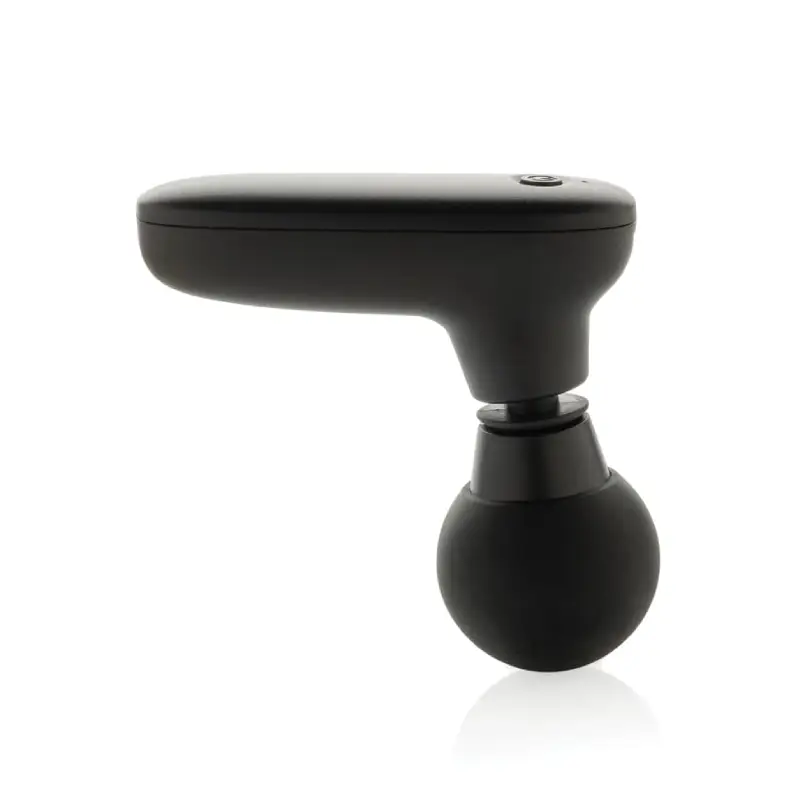 Recycled plastic massage gun, black - Image 2