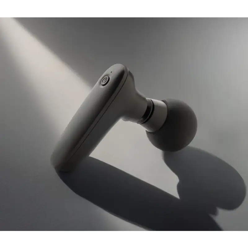 Recycled plastic massage gun, black - Image 6