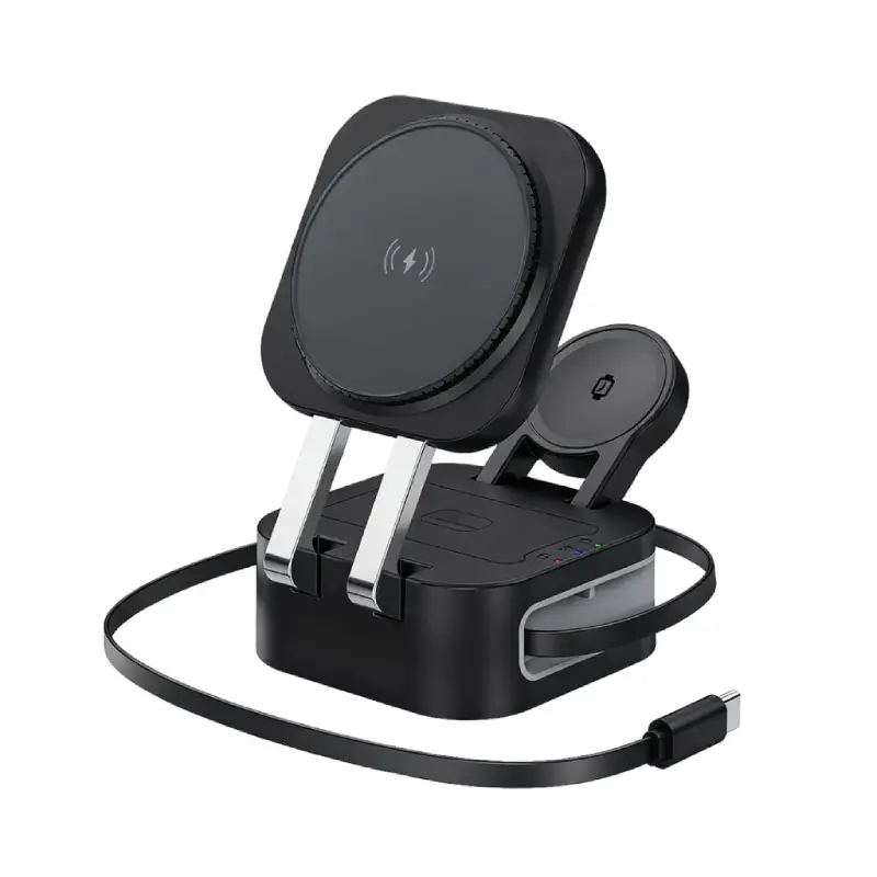 4 in 1 Foldable Wireless Fast Charging Station - Image 2