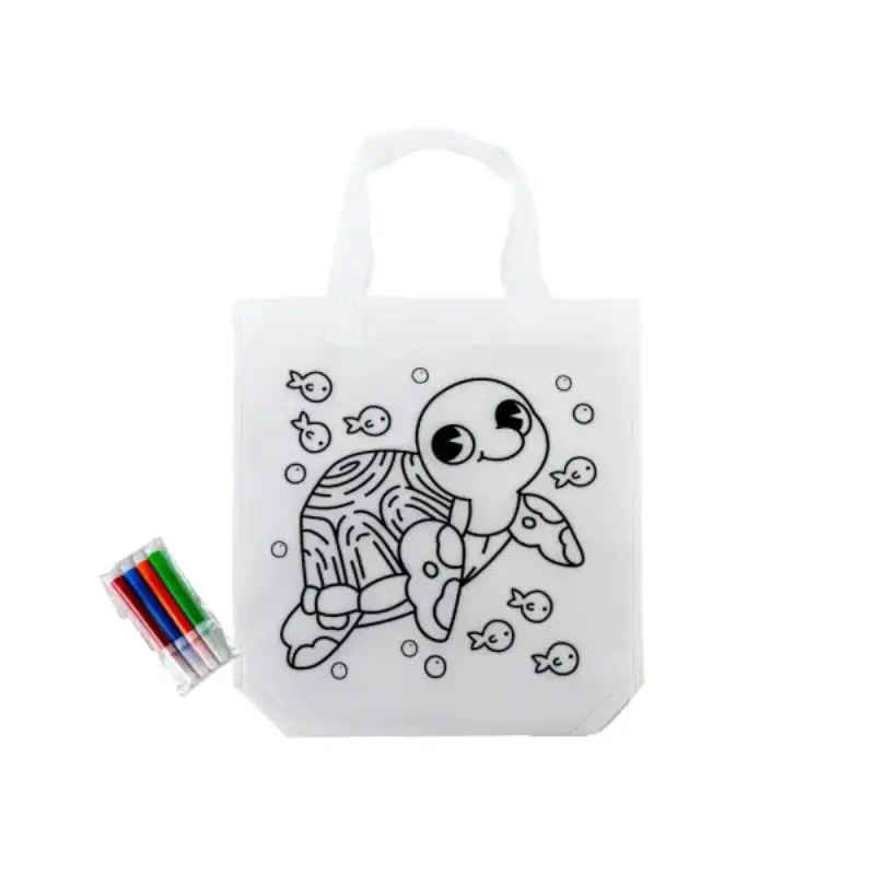 Mini Non-woven Bags 100GSM, 4Color Markers & Imprinted