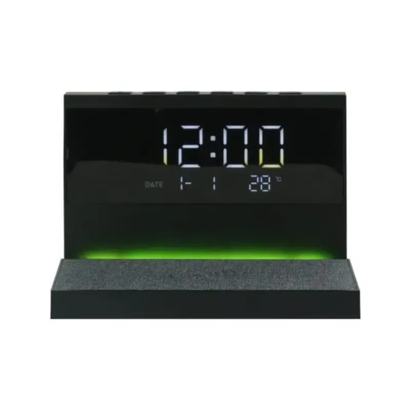 Dorniel Alarm Clock, 15W Wireless Charger & Night Light - Image 3
