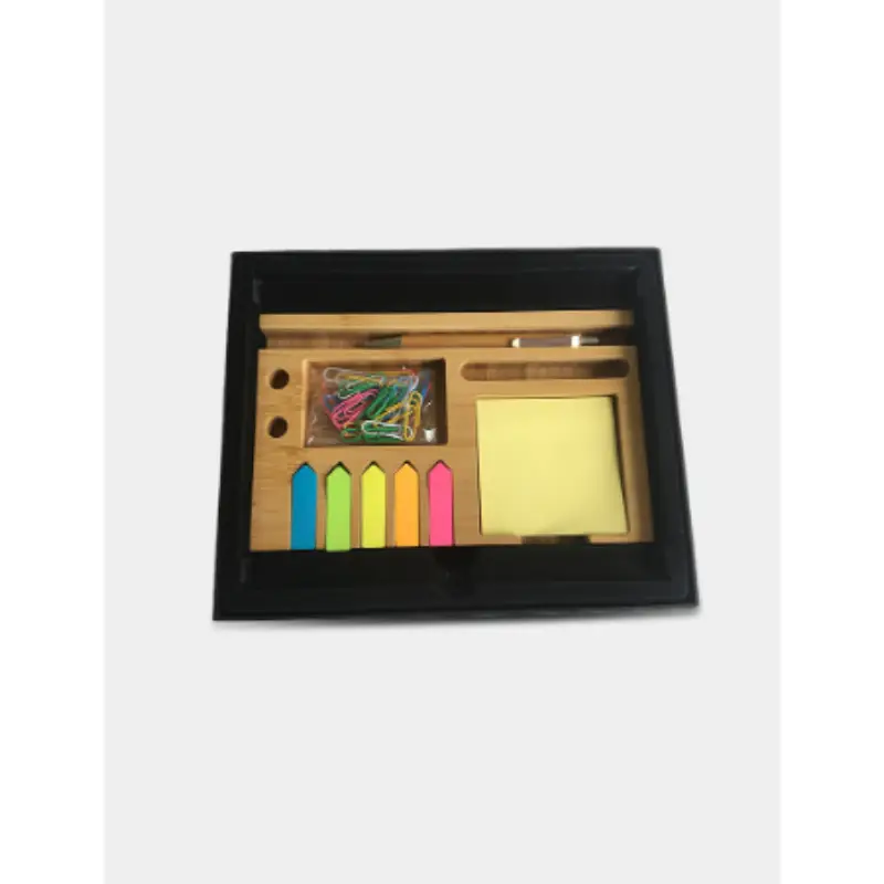 Eco-Friendly Bamboo Desktop Organizer - Image 6