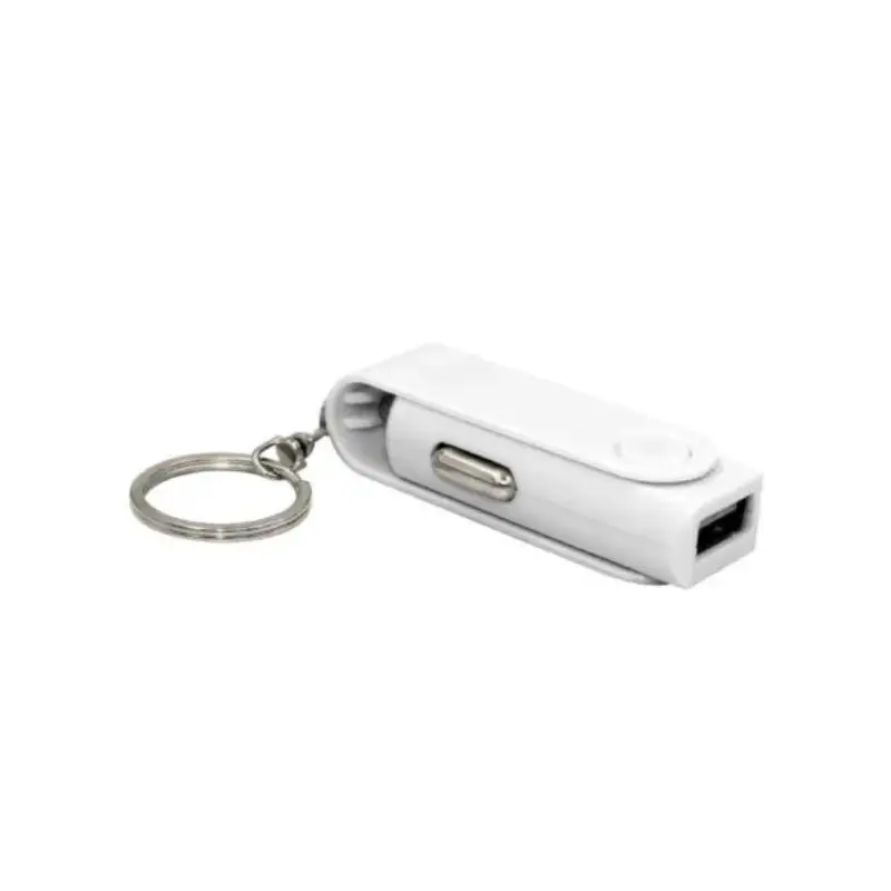 Swivel USB Car Charger with Key Ring attachment - Image 3