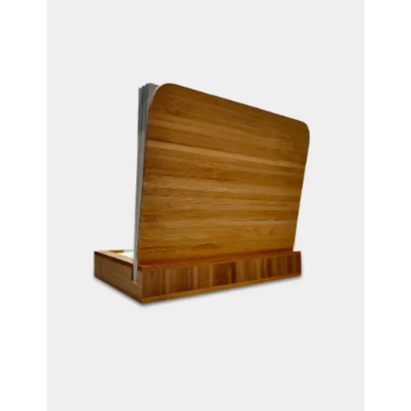 Eco-Friendly Bamboo Desktop Organizer - Image 5
