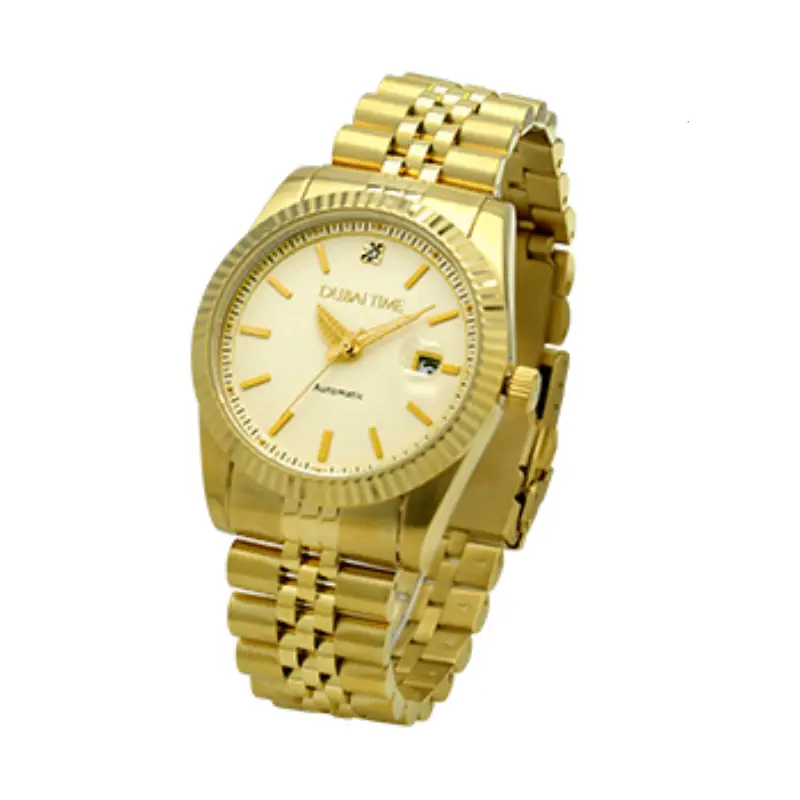 UNIVERSAL MENS WATCH WITH METALLIC STRAP