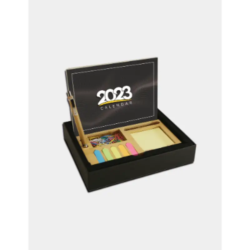 Eco-Friendly Bamboo Desktop Organizer - Image 3