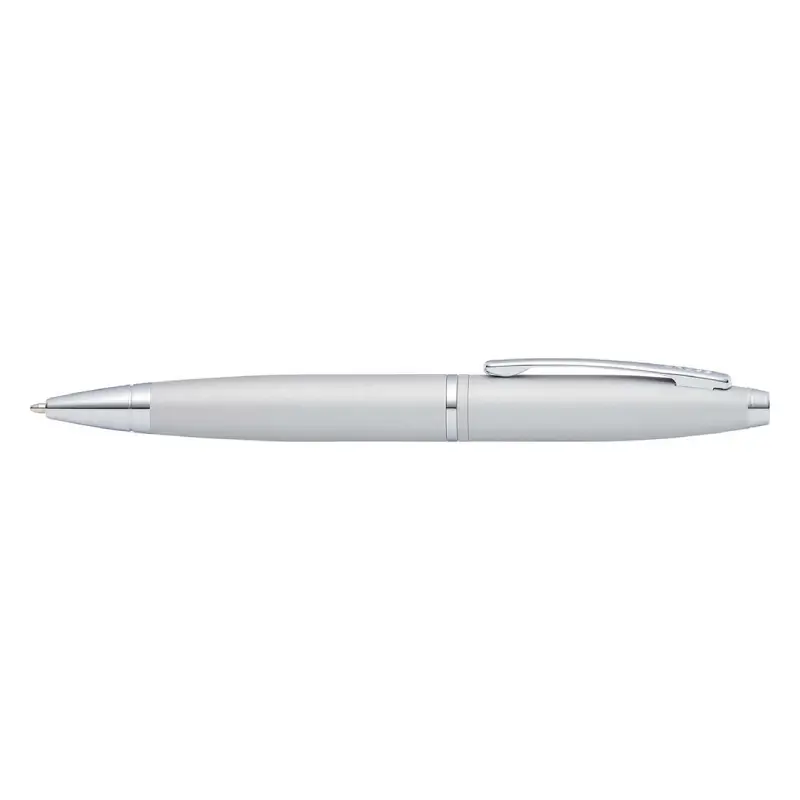 Satin Chrome with Polished Chrome Appointments Ballpoint Pen - Image 3