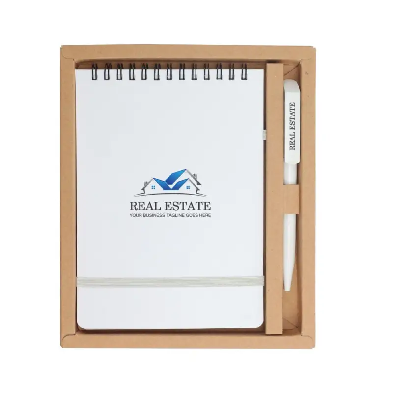 Antibacterial Gift Sets with Notepad and Pen - Image 2