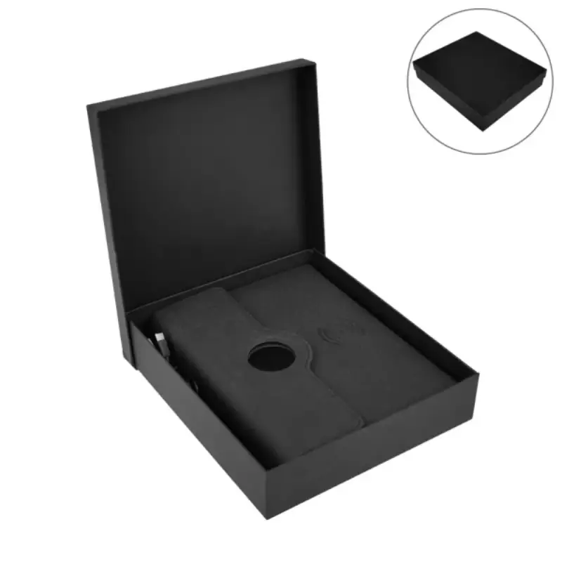 Powerbank Portfolio Notebook, 8000mAh, 15W Fast Wireless Charging