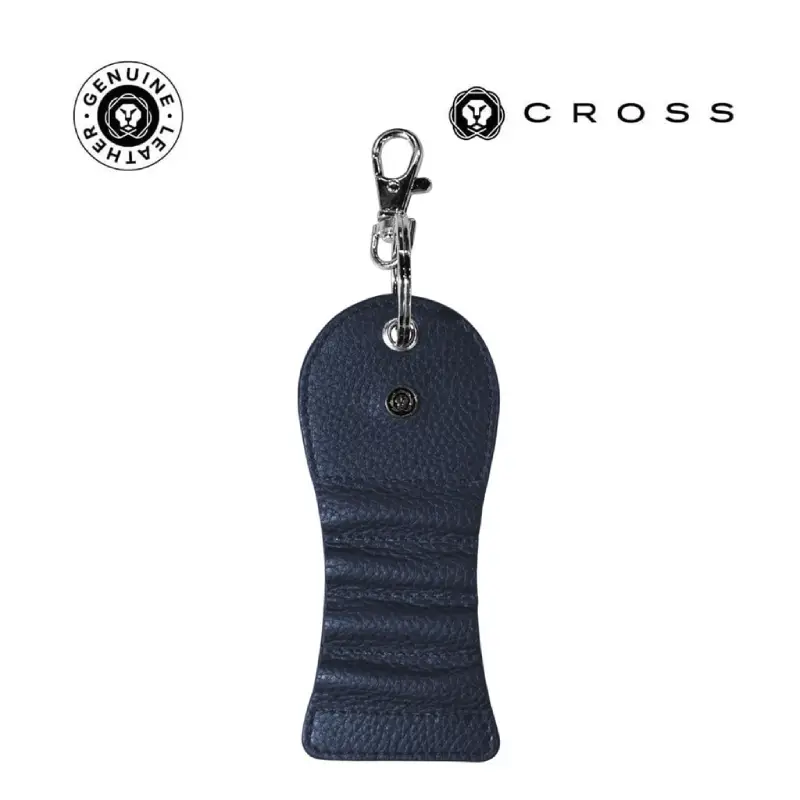 Leather Golf Tee Holder - Navy Blue