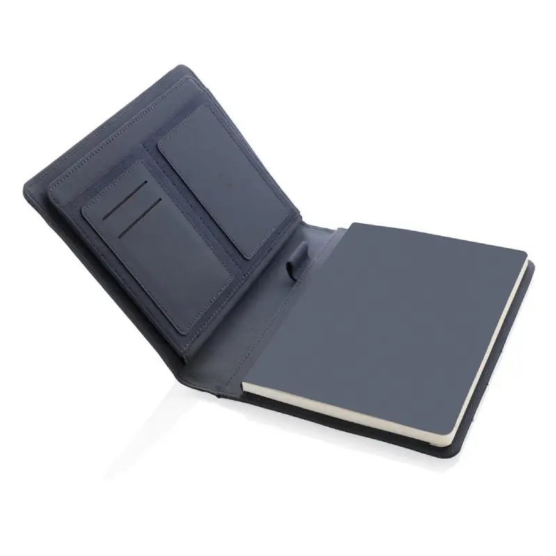 Impact AWARE™ RPET A5 notebook - Navy Blue - Image 4