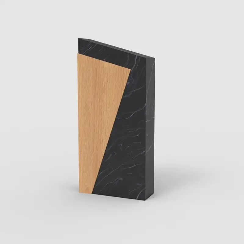 Waste-to-Wins® Recycled Award - Black Swirl - Image 6