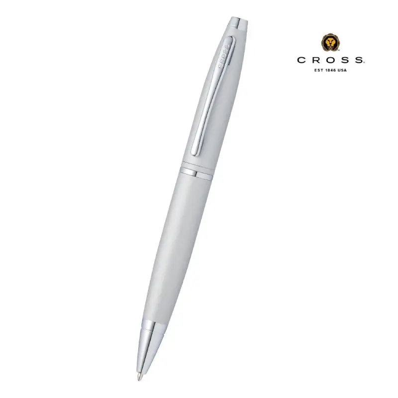 Satin Chrome with Polished Chrome Appointments Ballpoint Pen