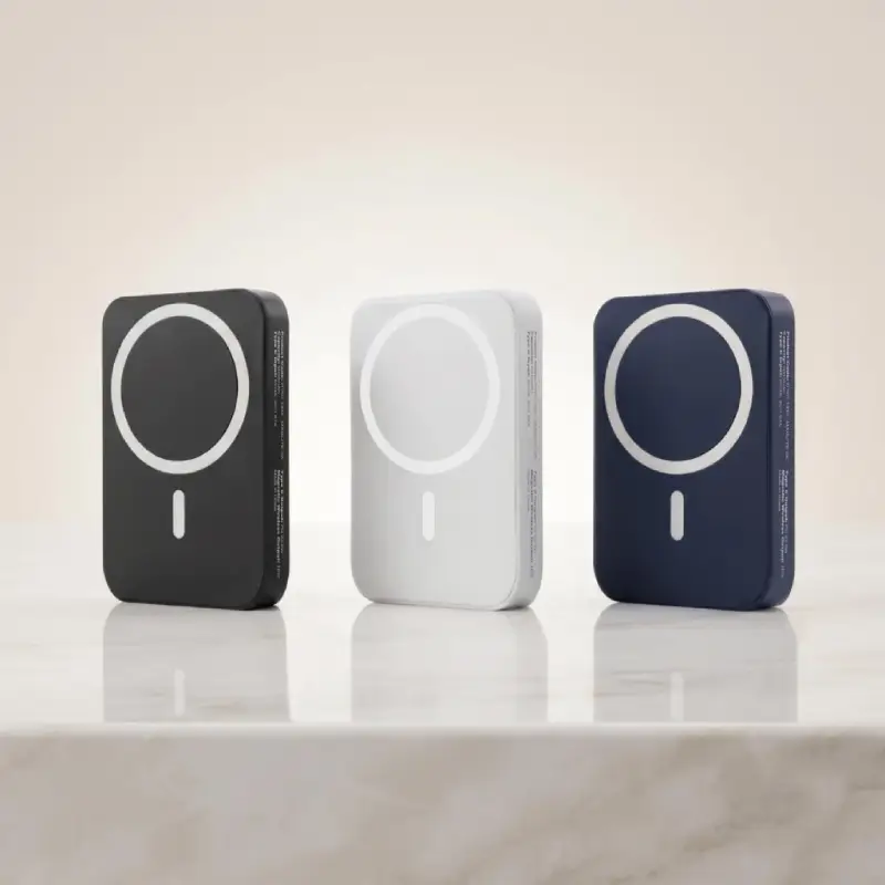 Maglite 5K - 5000 mAh Magnetic Wireless Power Bank - Navy Blue - Image 6