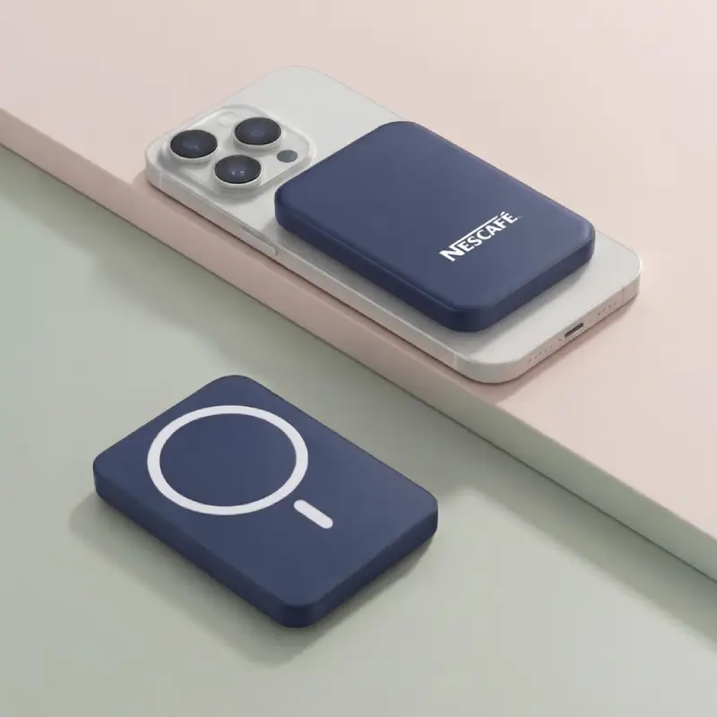 Maglite 5K - 5000 mAh Magnetic Wireless Power Bank - Navy Blue - Image 4